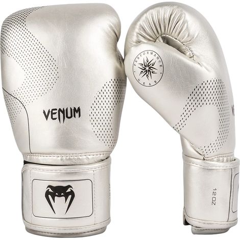 Gants de boxe Venum Nexus Argent/Noir 12 oz (1/5)