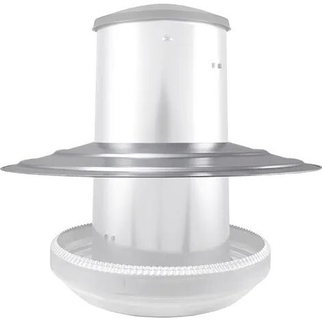 Auvent Galvanisé Pour Mangeoire Volailles 26kg - River Systems (1/2)