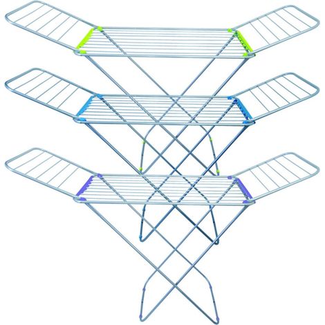 Etendoir Ailes Alu 20m Grande Capacité Aluminium - Msv