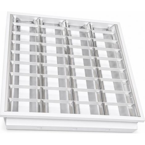 Plaf.Inc.Lamel 4X18W T8 Satin ( Beghelli Cod. 70202 )