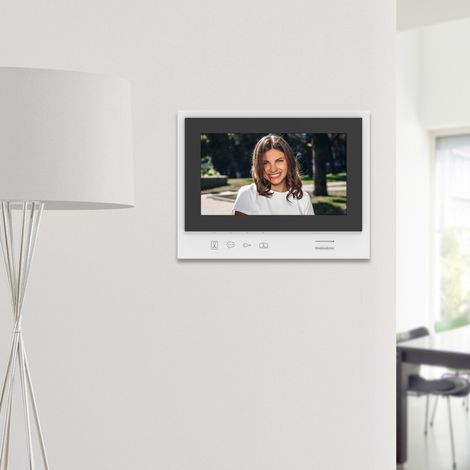 Thomson – Visiophone sans fil avec écran nomade sur batterie – Vision nocturne HD – Portée 350m – Contrôle d'accès – 512286 — vue 2