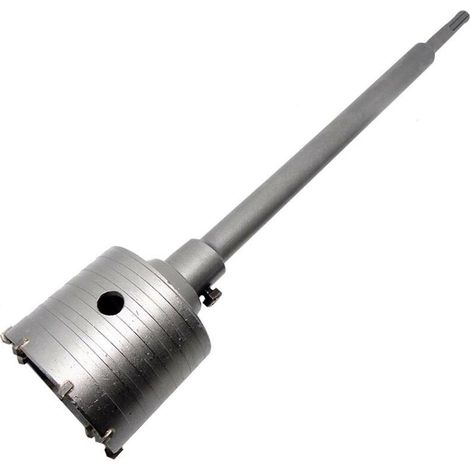 Fresa A Tazza Carotatrice 60 Mm Asta Barra Sds Plus 60 Cm Prolunga Punta Trapano