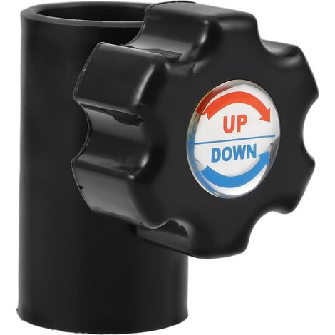 Bouton de Parasol 38/34mm pour Mât de Parapluie de Terrasse Noir Accessoire de réparation pour parasol romain et banane, fixation facile sans outil pour une stabilité parfaite en extérieur (1/5)