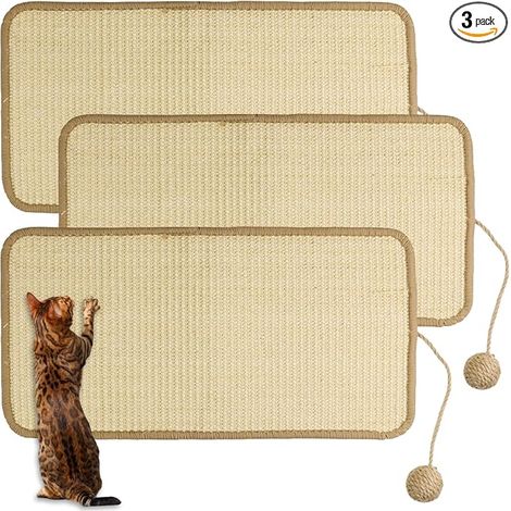 Tapis griffoir Chat,Tapis griffoir Chat Canapé 50x25cm Murs Coins Meubles canapés (1/5)