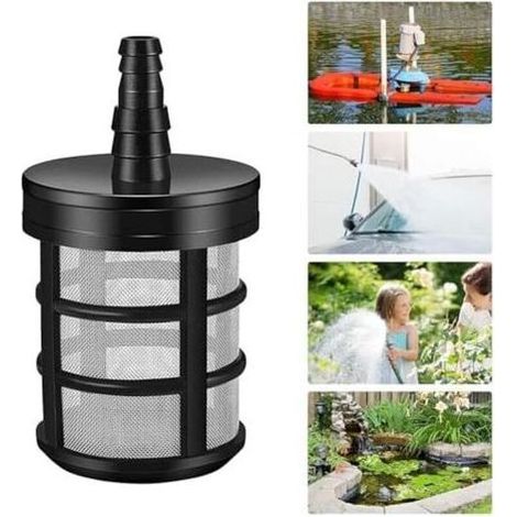(4.6×4.6×6.4cm)Filtre à sédiments de Jardin, Filtre de Tuyau d'aspiration, crépine de Pompe à Eau, Filtre de Tuyau Auto-amorçant, Filtre d'aspiration de Pompe à Eau (1/4)