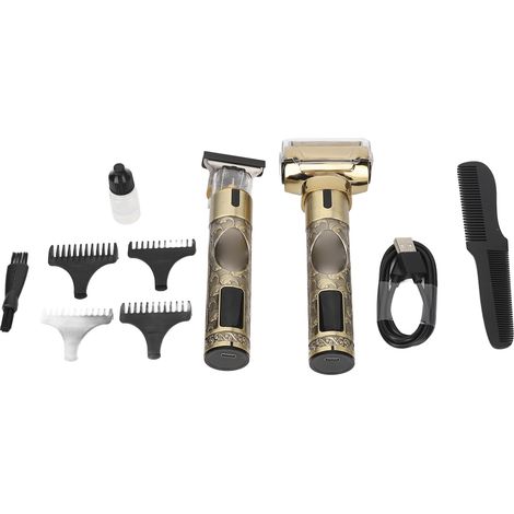 Tondeuse à cheveux rechargeable électrique, rasoir visage homme, coupe-cheveux professionnel pour salon maison (1/5)