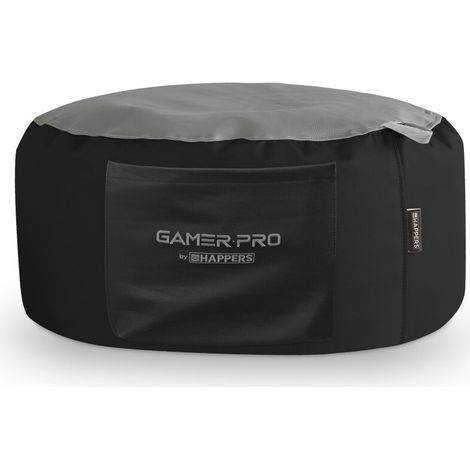 Puff Redondo Gamer Gris Gris
