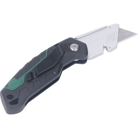 Klappbarer Kartonschneider mit Griff aus hochfestem Stahl und Kunststoff, tragbares Klappmesser für Papier (1/5)