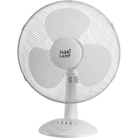 Ventilatore da tavolo cape large white 3 velocità 40w oscillante 3 pale bianco 53x43x25 cm (1/2)