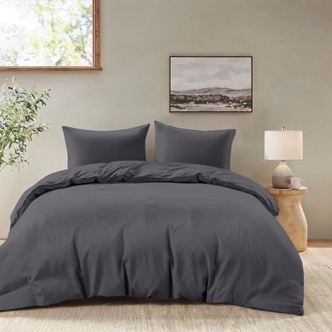 Housse de Couette 200x200 + 2 Taies Oreiller 50x70cm (1/5)