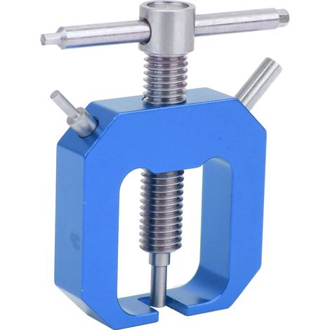 Extracteur de pignons en alliage d'aluminium pour moteur, compatible avec les modèles réduits de voitures radiocommandées HSP 1/10 (bleu).