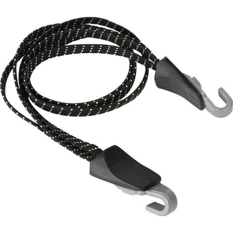 Cordon élastique avec crochet en acier noir (1/5)