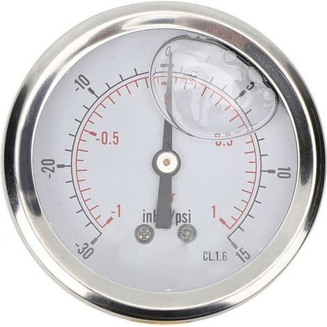 TSPGGZ60Z41bar 1/4BSP Y60 outil de mesure de manomètre à vide rempli d'huile axiale (1/5)