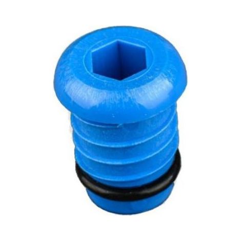 PEX-Drucklecktestkappe, 16 mm, blau (1/2)