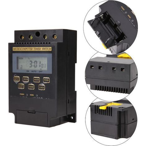 [JAMAIS UTILISÉ] ALOVEZ  Minuterie Numérique Haute Puissance KG316T - Contrôleur Temporel 220V 25A pour Applications Industrielles et Domestiques (1/5)
