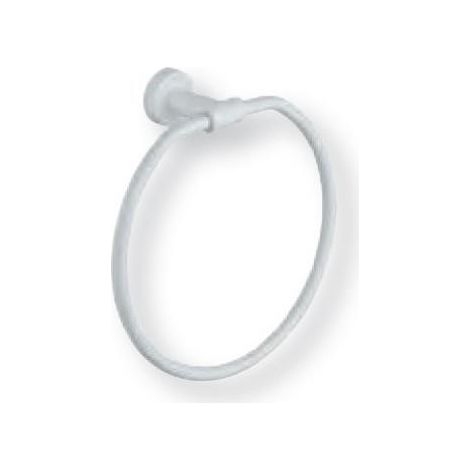 PORTE SERVIETTE ANNEAU ROND GRAND HOTEL BLANC - CRISTINA ONDYNA TE20724 (1/2)