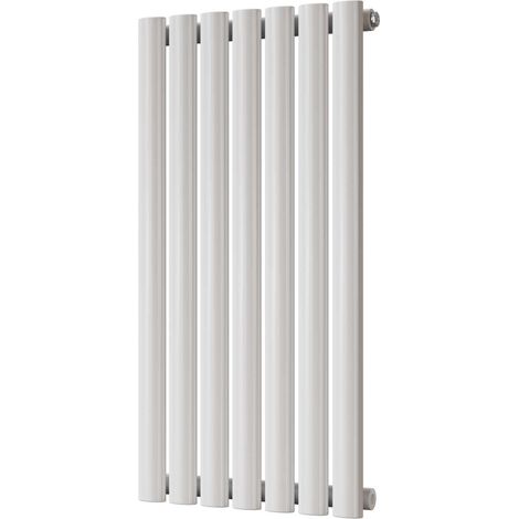 Omeara - White Designer Radiator H800mm x W406mm Single Panel