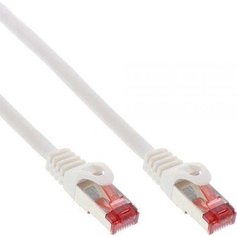 Patchkabel Cat.6, S/FTP (PiMf), 250MHz, blanc