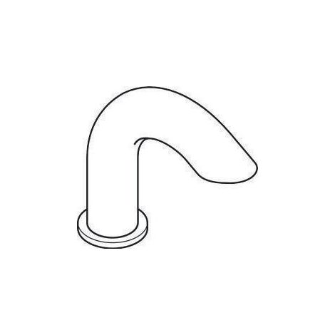 Sortie HG Axor 4L Robinet de bain long chromé (1/2)