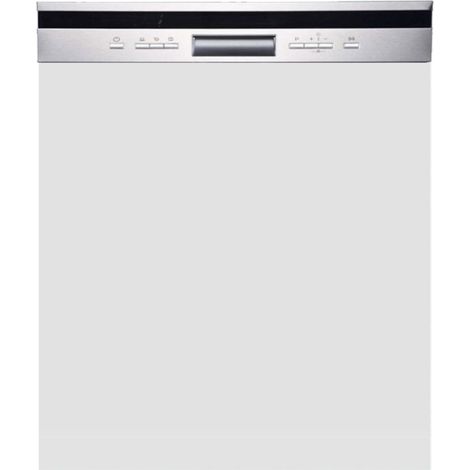 Cuisineandcie – Façade de cuisine pour lave-vaisselle semi-intégrable – Modèle ECO Blanc – Longueur 59,6 cm – Stratifié 18 mm – Texture bois (1/4)