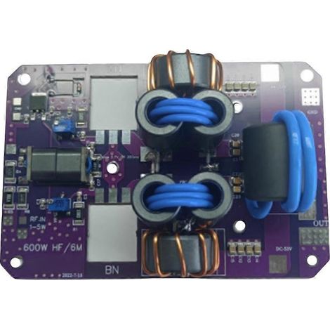 HF600W 1,8 m–54 MHz SSB Linear-HF-Leistungsverstärkerplatine für AM/FM/CW-Kurzwellen-Amateurfunkstationen (1/5)