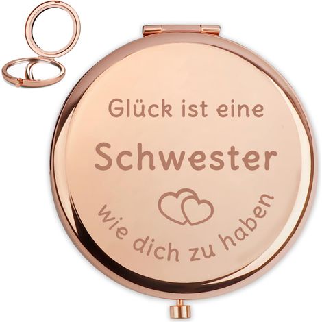 Cadeau pour sœur, cadeau d'anniversaire, miroir cosmétique (1/5)
