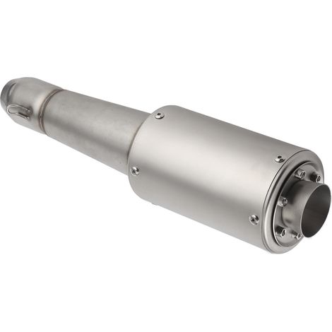 Embout d'échappement universel pour moto, silencieux, diamètre 38-51 mm, compatible avec Honda CBR250RR et CBR500R, en titane. (1/5)