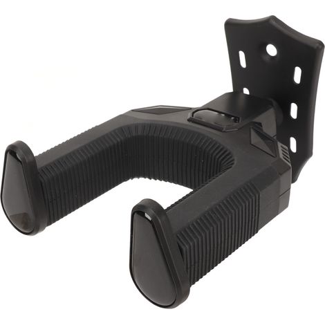 Support mural pour guitare, crochet de fixation pour manche, système de verrouillage automatique, accessoires pour instruments de musique, noir (1/5)