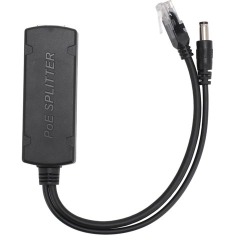 Irovami Répartiteur Ethernet Gigabit PoE 10/100/1000 Mbps 12 V 2 A avec circuit de protection et tampon de sortie RJ45 pour caméra, point d'accès et VoIP (1/5)