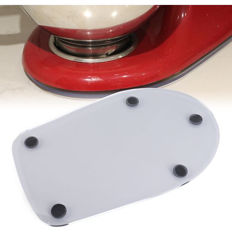 Tapis de glissement transparent en acrylique pour robots de cuisine, plans de travail, patins de glissement pour appareils électroménagers, plateau de glissement 34 x 21 cm (1/5)
