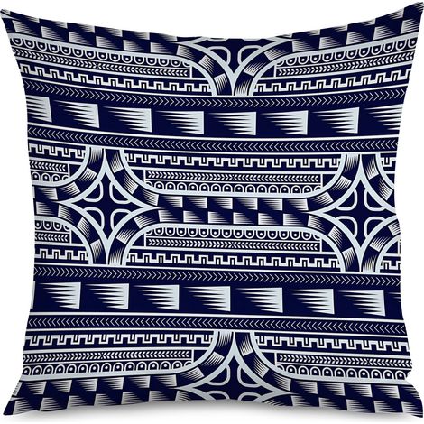 Housse de Coussin with motifs vagues, ethnique moderne (1/5)
