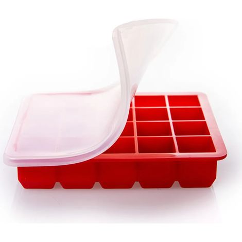 Mini récipients de congélation en silicone avec couvercles, portion de sauce pour bébé, 3,5 cm