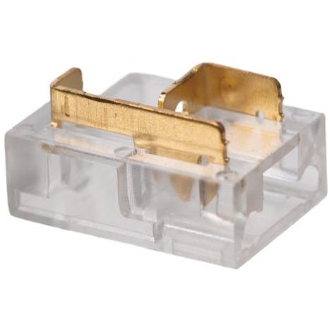 Velleman L Verbinder für COB LED Streifen 8 mm, Eckverbinder Steckverbinder ohne Löten, einfache Montage, LED Streifen Anschluss, Innenbeleuchtung, werkzeugfreie Installation (1/2)