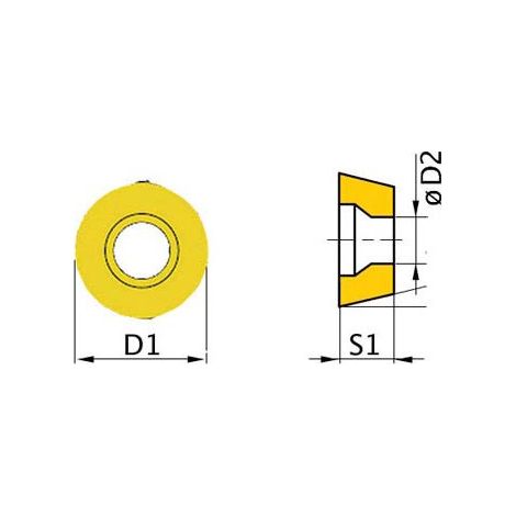 PLAQUITA HM ISO RNMG1003MO 5UND 3441702
