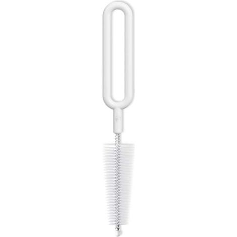 Spazzola per Biberon – Testina Girevole 360° e Setole in Nylon Morbido – Acciaio Inox Design Ergonomico – Ideale per Pulizia Profonda di Tetine e Bottiglie (1/5)