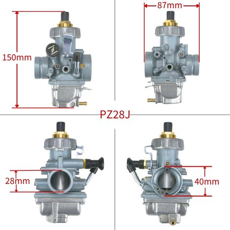 Der Motorradvergaser PZ28J ist für die Blaster-Modelle YFS200 und YFZ350 aus den Jahren 1988 bis 2002 geeignet. (1/4)