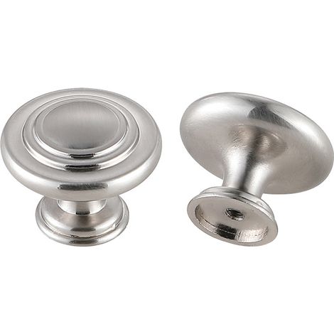 Set mit 10 Teilen, Drehknopf aus gebürstetem Nickeldraht, satiniertes Nickel (1/3)