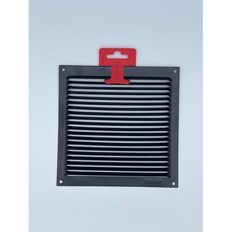 FEPRE Grilles d'aeration aluminium vernis, L.17 x l.17 cm