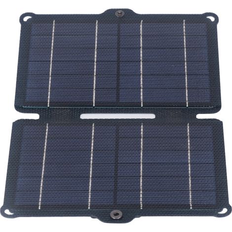 8W 5V 0-2A Solarpanel mit zwei USB-Ausgängen, tragbar und faltbar, für den Außenbereich (1/5)