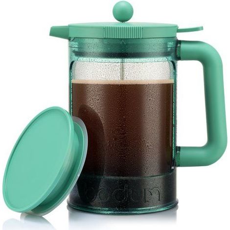 Cafètera - BODUM - Bean Set Hot & Cold Brew - 1,5 L - 12 tazze - Con coperchio - Verde