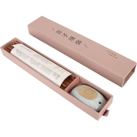Lot de 30 bâtons d'encens santal purificateur d'air, relaxants, avec porte-bâton, décoration intérieure. (1/5)