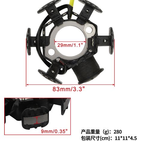 Die Statorspule ist passend für XR80R 1992-2003 und CRF80F 2004-2013 31120-GN1-691 (1/4)