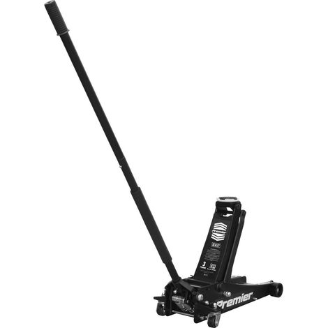 Sealey Premier Low Profile Trolley Jack with Rocket Lift 3 Tonne - Black 3040AB