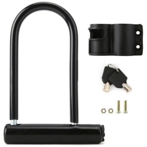 Antivol de sécurité en U pour vélo et moto en alliage de zinc robuste (1/4)