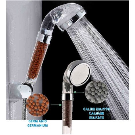 Pommeau De Douche Téléphone Pommeau De Douche Ionisant Avec Sels Minéraux (1/5)