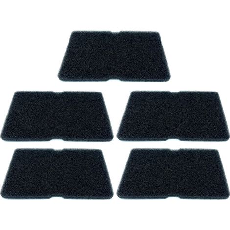 Trade-Shop Schwammfilter Filtermatte 240 x 155mm für Beko, Adorina, Arcelik, Blomberg, Cylinda, Defy, Elektra Bregenz Wäschetrockner Wärmepumpentrockner - 5 Stück (1/4)