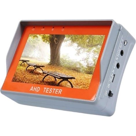 Testeur de caméra de sécurité CCTV Testeur De Vidéosurveillance IV8W 4K, Moniteur De Caméra De Sécurité 5 Pouces for Test Analogique AHD/CVI/TVI CVBS avec Entrée VGA, Testeurs UTP CFTV(TI-7A) (1/5)