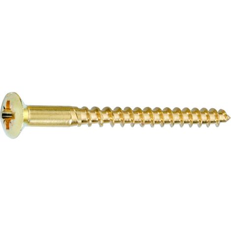 Connex Holzschrauben 3.5 x 35 mm PZ 2 Linsensenkkopf - 20 Stk. Holzschrauben