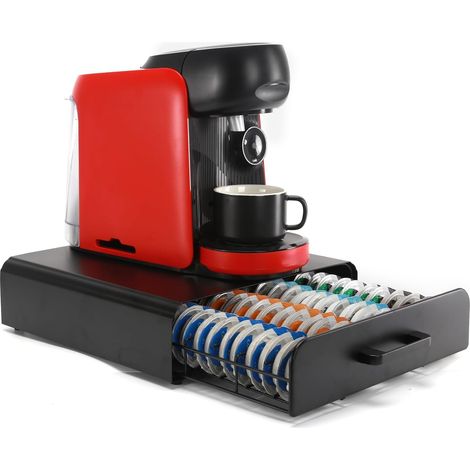 Porte Capsules Compatible pour Capsules Tassimo et Bartesian,Tiroir de Rangement pour capsules de café,Organisateur de capsules pour cocktails. (1/5)