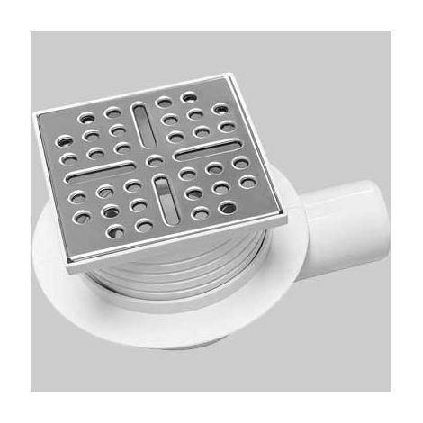 POZZETTO SIFONATO A PAVIMENTO CONDOR 100x100 USC.DM.50 - 1 pezzi - Idroweb